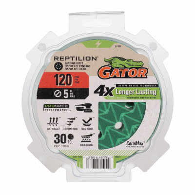 30PK 5" 120G Sand Disc