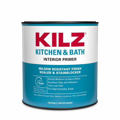 KILZ Kitchen & Bath Interior Mildew-Resistant Water-Based Primer (1-quart)