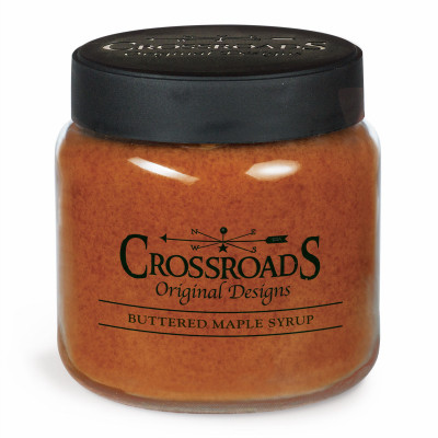 16oz Crossroads Candle-Buttered Maple Syrup