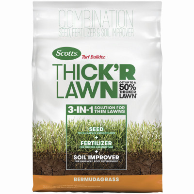 Turf Builder Thick'R Lawn Bermudagrass, 40 Lbs., Covers 4,000 Sq. Ft.