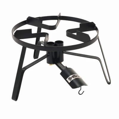 Bayou Classic 120,000 BTU Propane Gas Double Jet Steel Outdoor Cooker with Preset Regulator