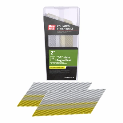 GRDA21GLM DA-FINISH NAIL 15GA 2" GALV 1M