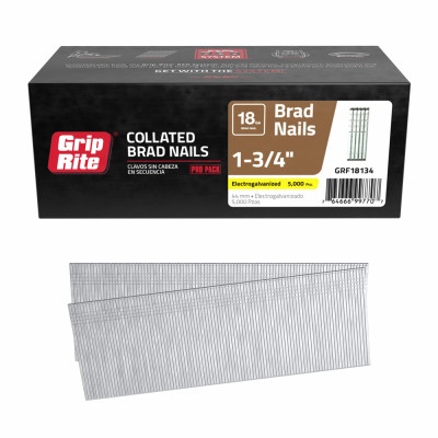 GRF18134 FINISH BRAD 18GA 1-3/4" GALV 5M