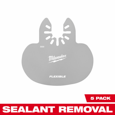 Open-Lok Mushroom Sealant Scraper Blade for Oscillating Multi-Tool, 5-Pk.