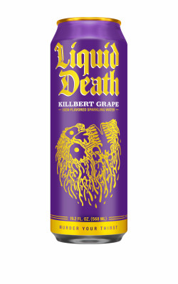 Liquid Death 19.2 Oz. Killbert Grape Sparkling Water (12 pieces)