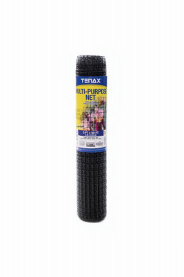Tenax 3/4 In. x 1 In. Mesh 2 Ft. x 50 Ft. Black Multi-Purpose Net