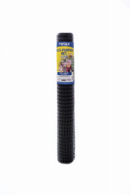 Tenax 3/4 In. x 1 In. Mesh 3 Ft. x 50 Ft. Black Multi-Purpose Net