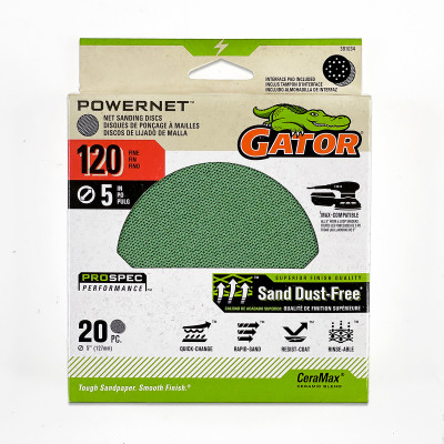 20PK 120G 5" Mesh Disc