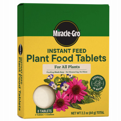 Miracle-Gro Instant Feed Plant Food Tablets for All Plants 8CT