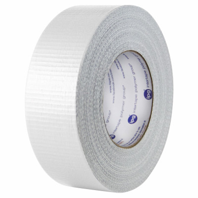 IPG JobSite DUCTape, Colored Duct Tape, 1.88" x 60 yd, White
