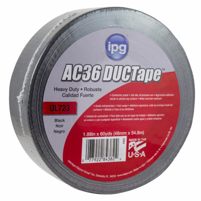 IPG Heavy Duty AC36 DUCTape, 1.88" x 60 yd, Silver