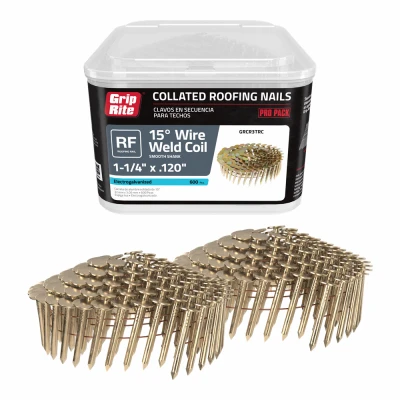 GRCR3TRC 1-1/4" COIL ROOFING NAIL TRC PACK 600 CT