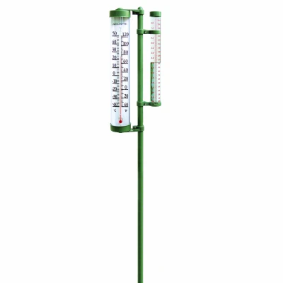 Acu-Rite 4 In. Rain Gauge & Thermometer Combo