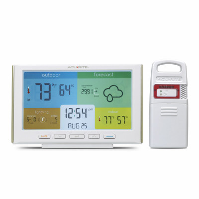 Acurite Color Display Weather Station Forecaster with Lightning Detection
