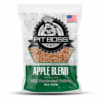Pit Boss Apple Blend Hardwood Pellets, 40 lb bag