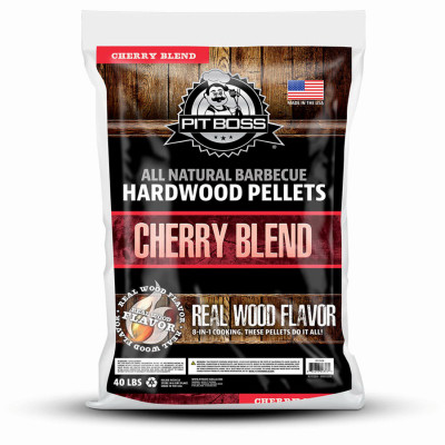 Pit Boss Cherry Blend Hardwood Pellets, 40 lb bag
