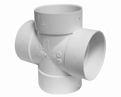 IPEX SDR35 PVC Sewer and Drain 4" Solvent Weld Cross