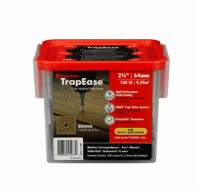 TrapEase for Decking 350 ct Dark Brown