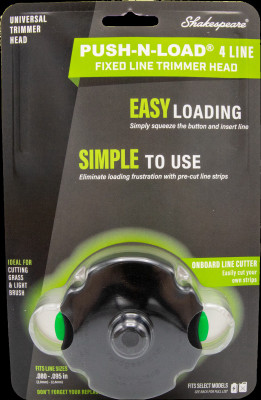 Shakespeare Push-N-Load 4-Line Replacement Trimmer Head
