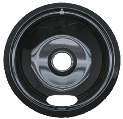 Electric Range Drip Pan, "A" Series Plug-In Element, Non-Stick Porcelain, 8 In.