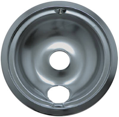 Electric Range Drip Pan, "B" Series Plug-In Element, Chrome, 6 In.