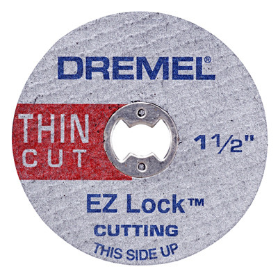 EZ Lock Cut Off Wheel, Thin Cut, 1-1/2-In., 5-Pk.