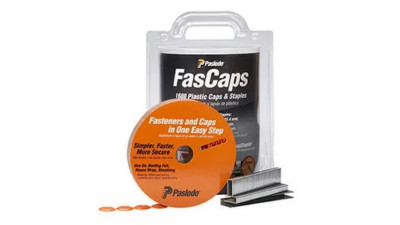 18 GA 1-1/2" GALVANIZED 3/8" CROWN FASCAPS STAPLES PACK 1440CT
