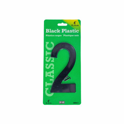 Hy-Ko 4in Plastic House Number - #2