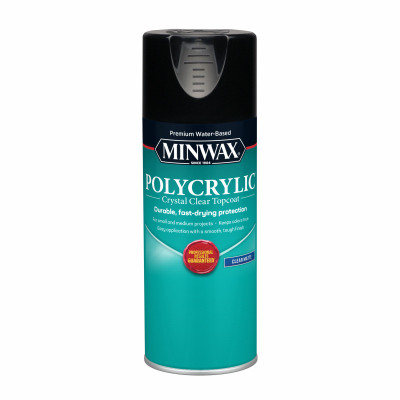 Minwax  Polycrylic™ Protective Finish, Clear Matte, Clear, 11.5 oz