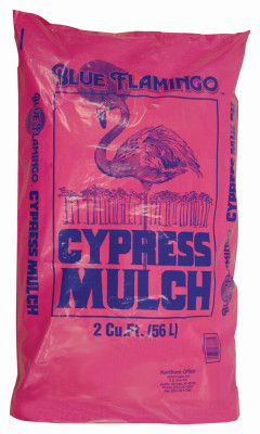 Blue Flamingo 2 Cu. Ft. Tan Cypress Mulch Blend
