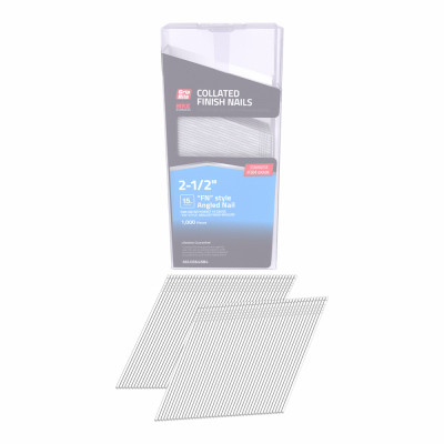 MAXB64884 FN-FINISH NAIL 15GA 2-1/2 304SS 1M BCLIP