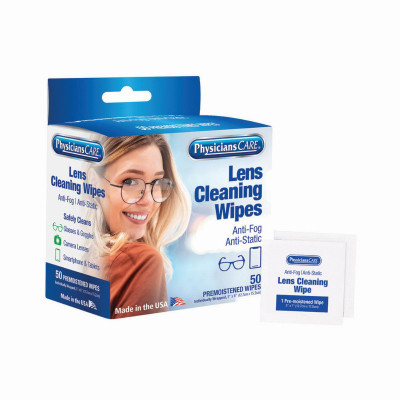 Lens Cleaning Wipe, 50/Box