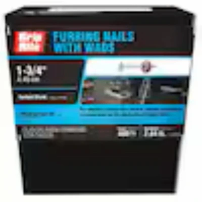 Grip-Rite  134SMFUR5 1-3/4 in. x 11-Gauge Electrogalvanized Barbed Shank Furring Nails with Wads