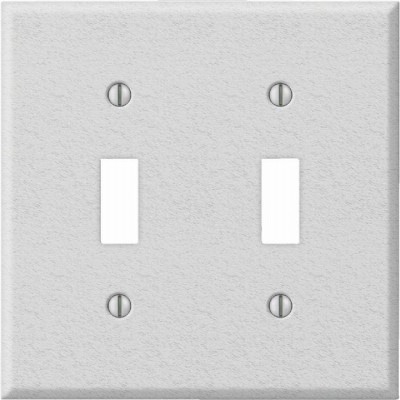 2G WHT Toggle Wallplate