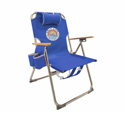 4-Position Extra-Wide Backpack Beach Chair