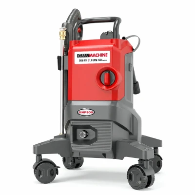 Clean Machine by SIMPSON 2100 PSI, 1.1 GPM, Axial Pump, Electric Start, Cold Water Pressure Washer