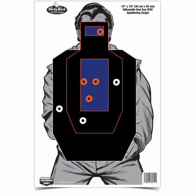 DRTBRD 12X18 IPSC BDGUY