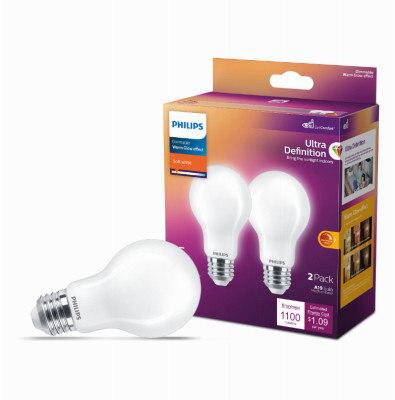 2PK 75W A19 SW LED Bulb