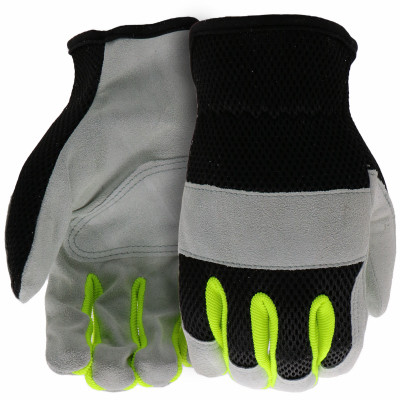 XL B/G/VIS SUEDE GLOVE