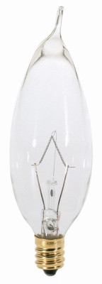 25W 2PK CLR CAND Bulb