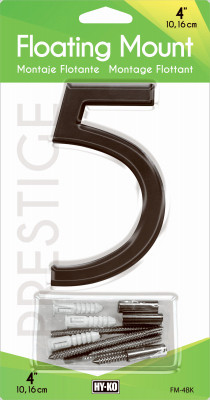 4" BLK FLOAT MOUNT NO 5