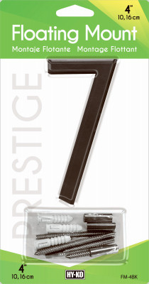 4" BLK FLOAT MOUNT NO 7