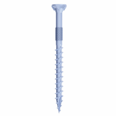 Grip-Rite DeckForce PrimeGuard Nano #10 x 2-1/2 In. Star Drive White Screw (1 Lb.)