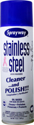 Stainless Steel Cleaner/Polish, 15-oz.