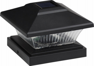 BLK Solar Post Light