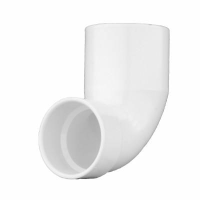 Charlotte Pipe 4 In. x 3 In. Schedule 40 90 Deg. Reducing Closet Bend DWV PVC Elbow (1/4 Bend)