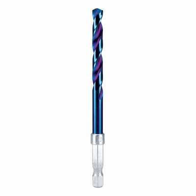 Mach-Blue Impact Twist Drill Bit, 1/4 In.