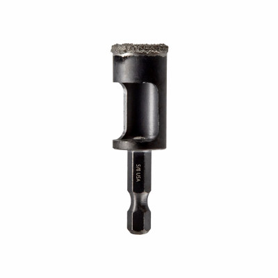 Diamond Grit Arbored Hole Saw, 5/8 In