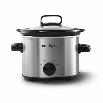 Crockpot 2 Qt. Classic Slow Cooker, Stainless Steel