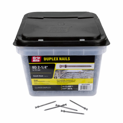 30LB 8D BRT DPX NAIL